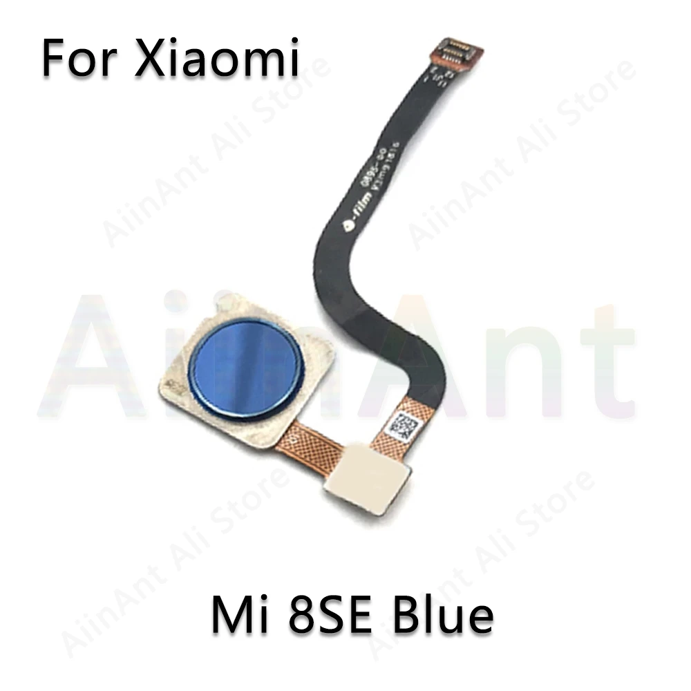 For Xiaomi 8SE Blue Оригинальная задняя кнопка домой датчик отпечатков пальцев гибкий кабель для Xiaomi Mi 8 8SE SE Lite датчик отпечатков пальцев Flex - Цвет: For Xiaomi 8SE Blue