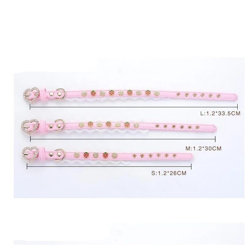 Горный хрусталь декоративные искусственная кожа ошейник для щенка Кристалл