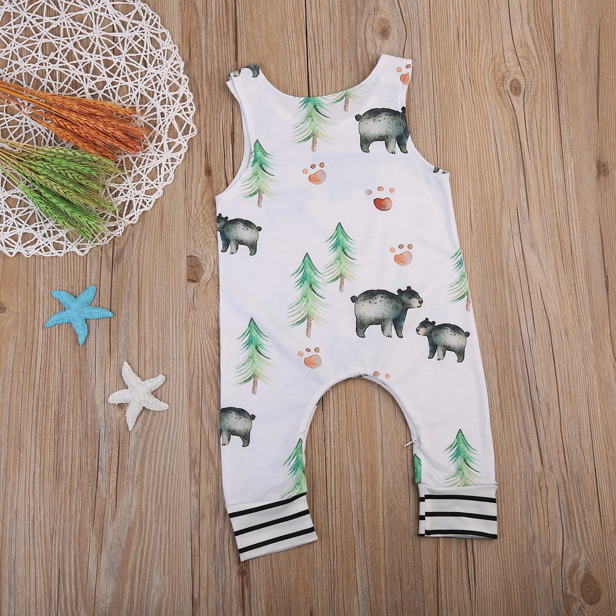 Детский комбинезон с животными коллекция 2017 года цельный Комплект для маленьких