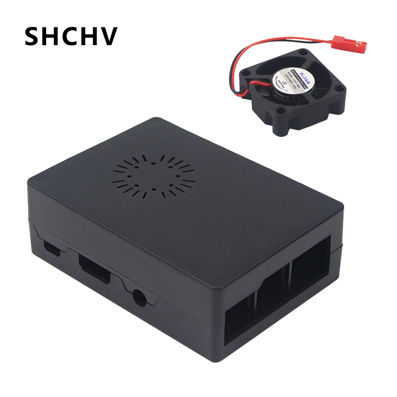 Высокое качество Raspberry Pi 3 ABS Чехол черный/прозрачный/белый пластик Премиум коробка в виде ракушки с процессор вентилятор для Raspberry Pi 3B+ 3B 2B