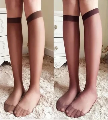 10 пар женские модные носки до колена удобные и крутые нейлоновые | Женская одежда