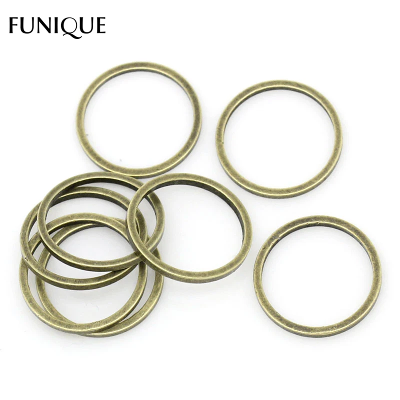 FUNIQUE Jump кольца 100 шт древние бронзовые медные круглые соединители для DIY Подвески