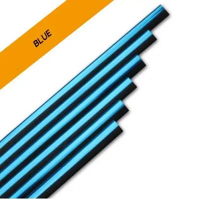 10 x Blue Автомобильный интерьер кондиционер на выходе вентиляционная решетка хромированная Декоративная полоса для Renault Koleos Megane Scenic Fluence Laguna Velsatis - Название цвета: 10 x Blue