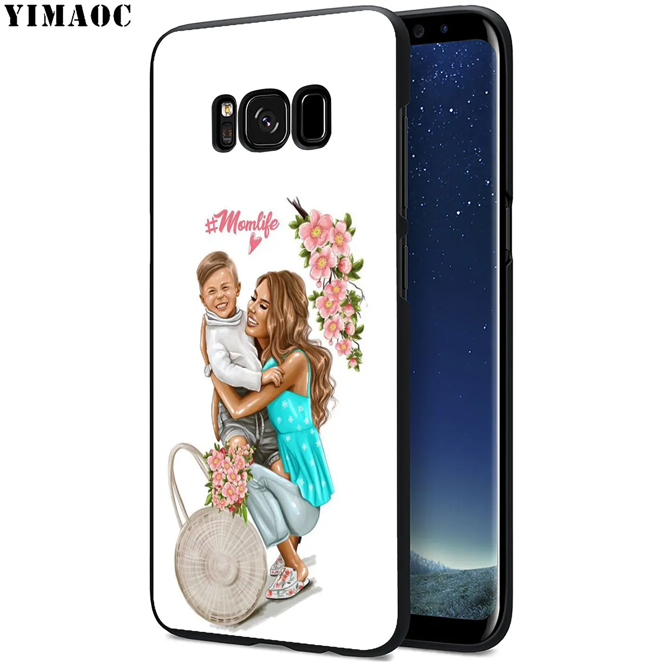 Модный мягкий силиконовый чехол YIMAOC для Samsung Galaxy S10 S9 S8 Plus S6 S7 Edge S10e E|Бамперы| |