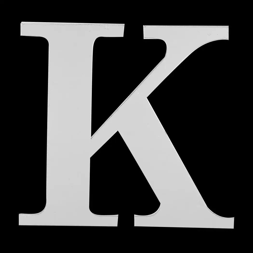 Алфавит украшения 3D сердце акриловые Стикеры зеркало на стене письмо Английский