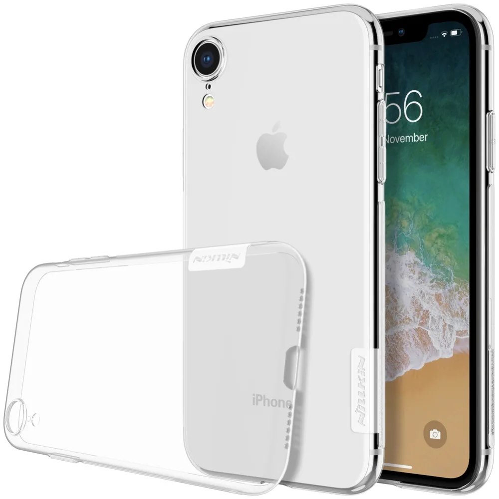 NILKIN для iphone XR Nillkin натуральный прозрачный мягкий кремний чехол для телефона TPU Защитный чехол для iphone XR чехол для сотового телефона