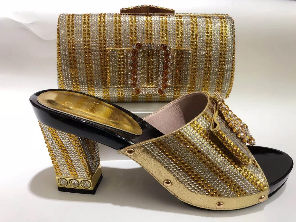 Королевский синий итальянская обувь и сумки в комплекте туфли с комплекты сумкой