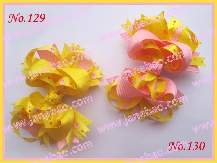 Бесплатная доставка 30 шт. бутиковые банты для волос размером 4 5 дюйма девочек