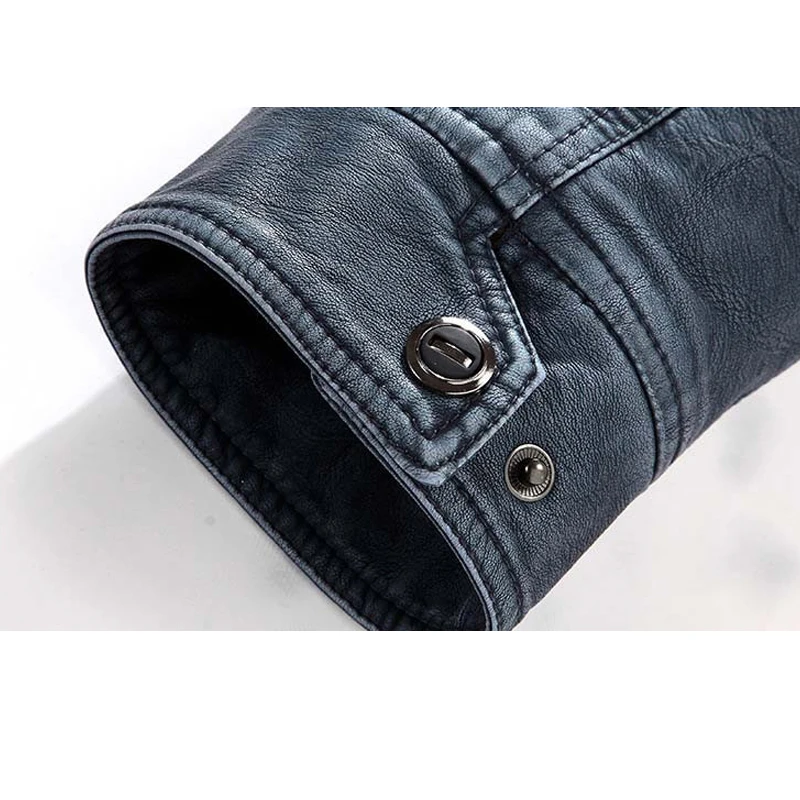 Man Lether Jackets Pu Leather Jaqueta Masculinas Inverno Couro Jacket Men Jaquetas De Men's Winter | Мужская одежда