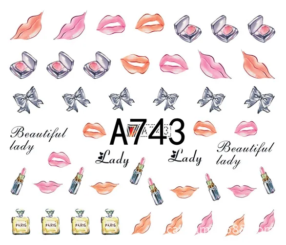 50 Sheets Nail Art Water Transfer Stickers Mixed Designs Beauty Flower Watermark On Nails Tips Decals Wraps Nail Art Tools