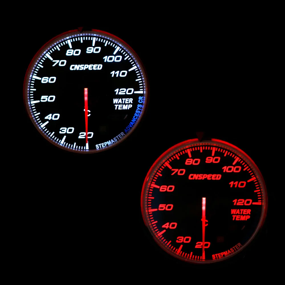CNSPEED 60 мм Автомобильный датчик температуры воды 20-120 градусов Цельсия измеритель температуры воды освещение Датчик температуры воды