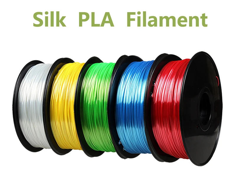 1 кг шелковое ощущение pla 3d Принтер Нити полимерные композиты 1,75 мм impressora 3d pla Пластиковые Нити Китай 1,75 филаменто pla