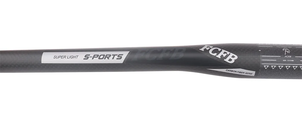 Матовый серый руль FCFB 2017 из углеродного волокна с плоским стержнем 31