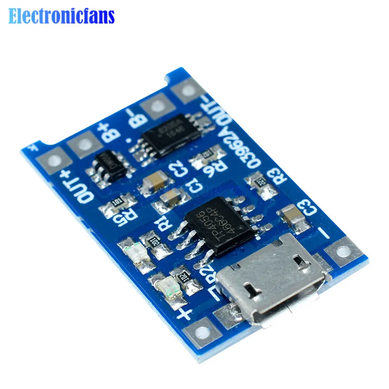 TC4056A заменить TP4056 Micro USB 5V 1A 18650 модуль зарядного устройства литиевой батареи с