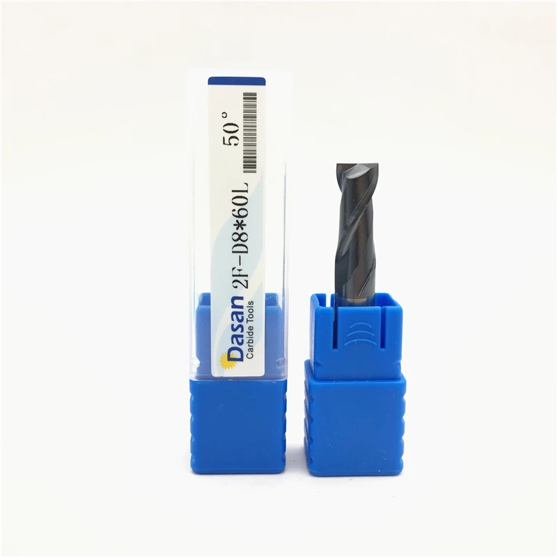 5 шт. Карбидный фрезер 10мм 12мм HRC50 2-х режущий кромочный прямой хвостовик плоский станок для фрезеровки на ЧПУ.