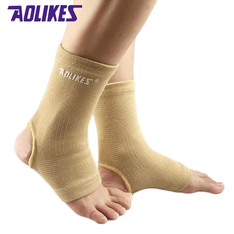 

Эластичные фиксаторы для голеностопа AOLIKES, 1 пара, для фитнеса, спорта, тренажерного зала, футбола, голеностопного сустава, защита от растяже...