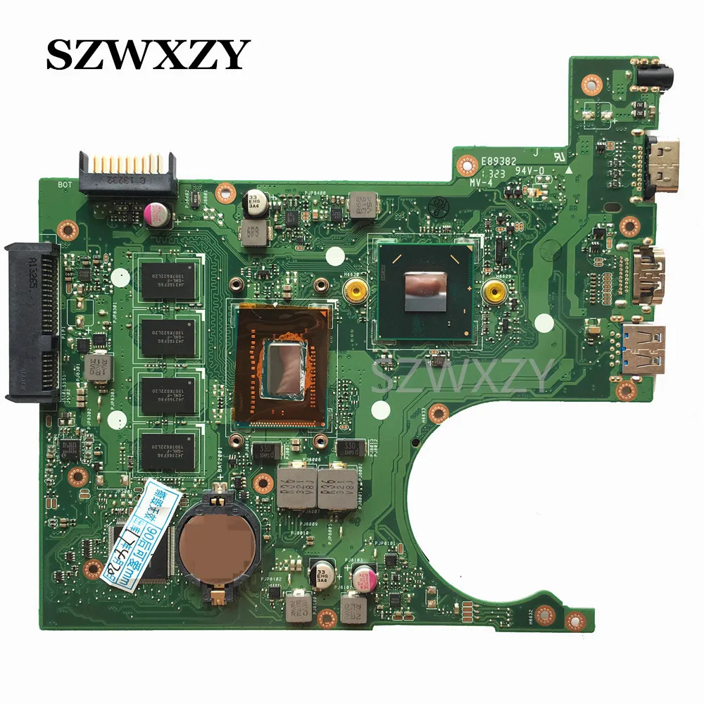 Для ASUS X200CA REV: 2 1 Материнская плата для ноутбука HM70 1007U процессор 4 Гб RAM Полная