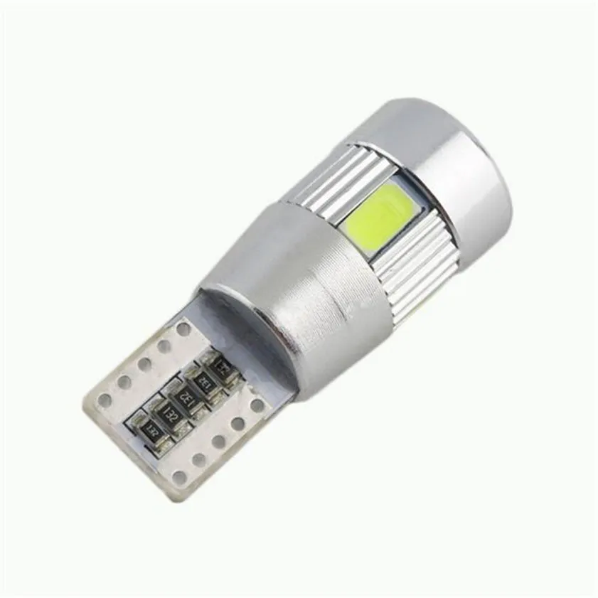 Высококачественный 1 шт. HID Белый светодиодный T10 W5W 5630 6-SMD Автомобильный