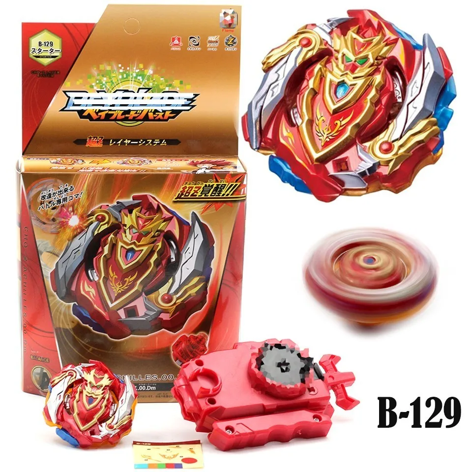 B-129 Beyblade Burst B-131 B129 metall fusion toupie Beyblade burst mit launcher kinder fafnir bey klinge klingen spielzeug - Цвет: B-129