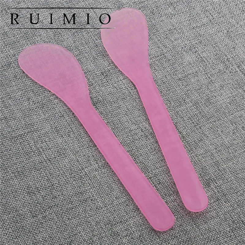 RUIMIO 8 шт косметическая маска ложка лопатки с 2 шт уход за кожей лица маска, веер аппликатор для щетки DIY маска набор инструментов(случайный цвет