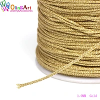 olingart 0 81 0mm2 0mm2 4mm gold silver thread color line chinese knot string handmade jewelry beaded diy bracelets making