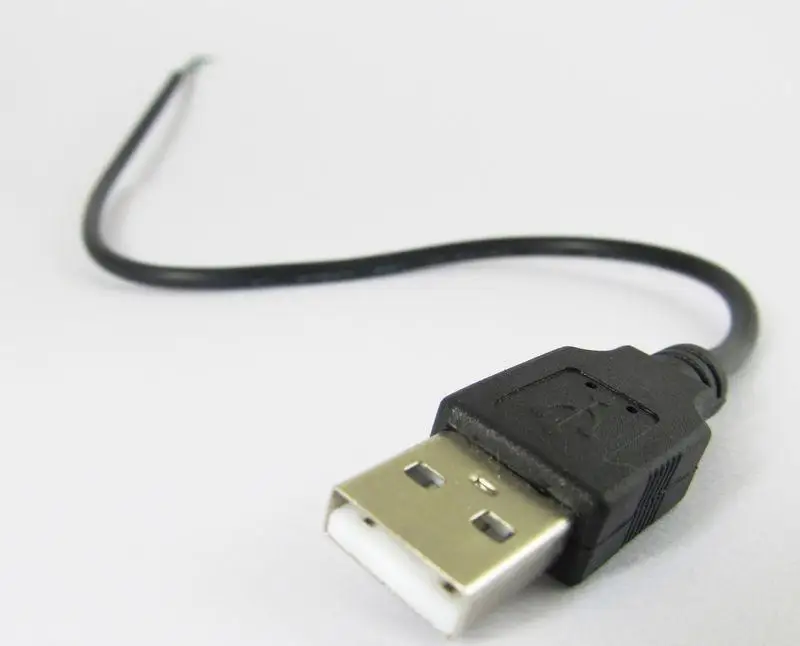 50 шт. черный USB 2 0 штекер 4-контактный провод DIY Кабель | Обустройство дома