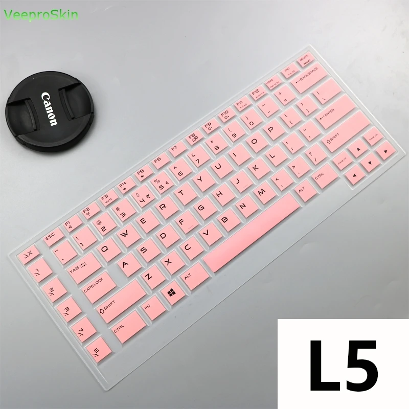 L5 pink Для Dell Alienware M14X R3 M13X ALW13ER ALW13ER 2708 s 1608 2808 S M14-R3 M13 13 R3 13C R2715S крышка клавиатуры - Цвет: L5 pink