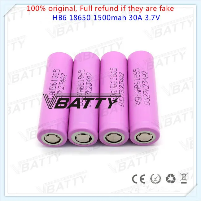 Оригинал Корея hb61865 3 7 v для lg hb6 1500mAh 30A Высокая сливная батарея розовый LG HB6