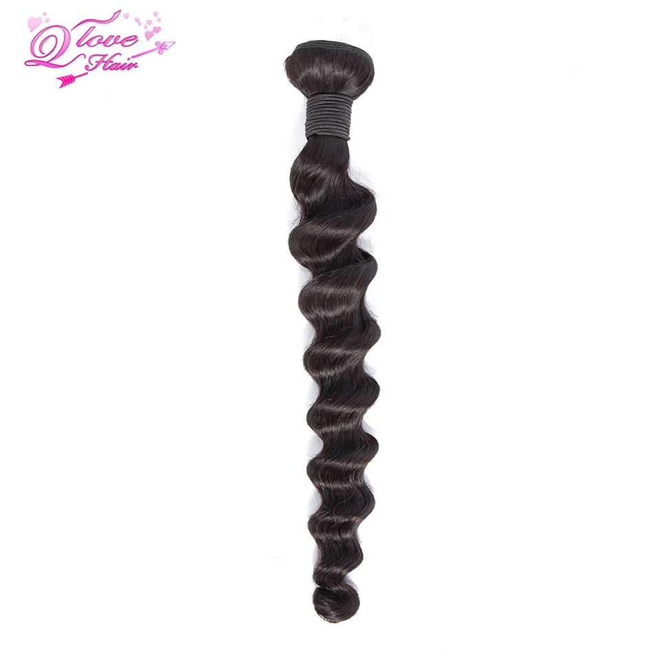 Queen Love Hair 100% человеческие волосы плетение пучки бразильские глубокая волна 3