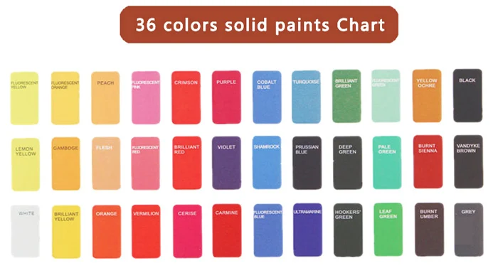 36 Colors Bianyo Artist акварель 30/36 цветов набор твердых красок для портативной наружной эскизы растворимые кисти школьные офисные принадлежности для студентов - Цвет: 36 Colors