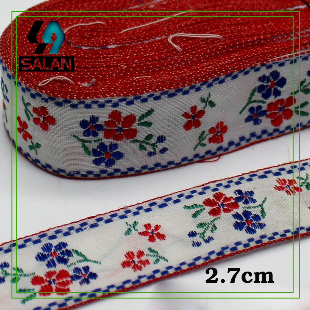 Factory direct width 2.7cm small flower ribbon national wind all kinds of handicrafts curtains curtain decoration | Дом и сад