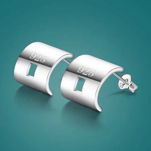 Модный стиль! Круглые Женские серьги нити из стерлингового серебра 925 пробы