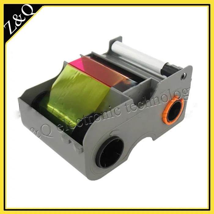 

Fargo45100 color ribbon YMCKO for use with the fargo DTC4000 id pvc plastic card printers