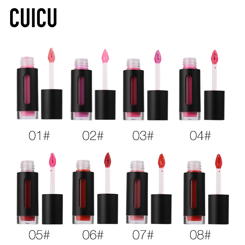 Мерцающий Блеск для губ макияж стойкий ТИНТ блеск Матовая жидкая помада набор