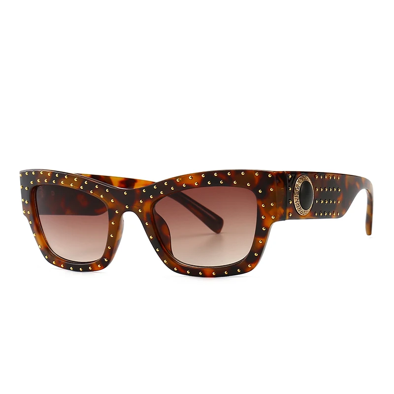 HBK женские итальянские негабаритные Квадратные Солнцезащитные очки новинка 2019