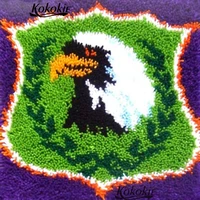 3d latch hook rug cushion embroidery bird carpet material for handicraft cross stitch crocheting rug yarn patchwork pillowcase