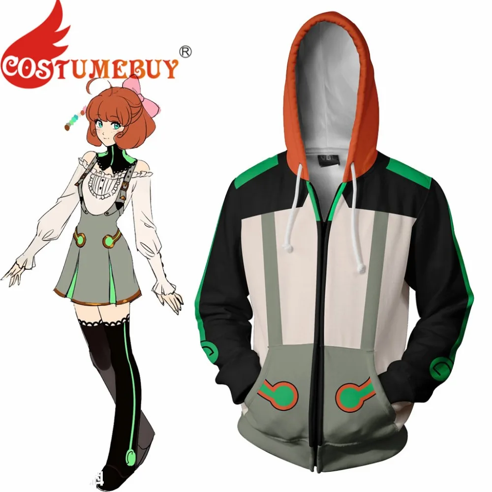 Костюм для косплея по мотивам игры RWBY Penny Polendina кофта с капюшоном из пальто L920 |