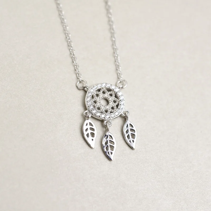 Модное очаровательное женское колье с узором в виде листика ювелирное изделие