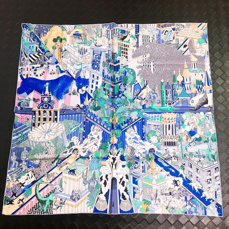 Новый 100% шелковый шарф шаль обертывания 35 &quotX 35&quot | Аксессуары для одежды