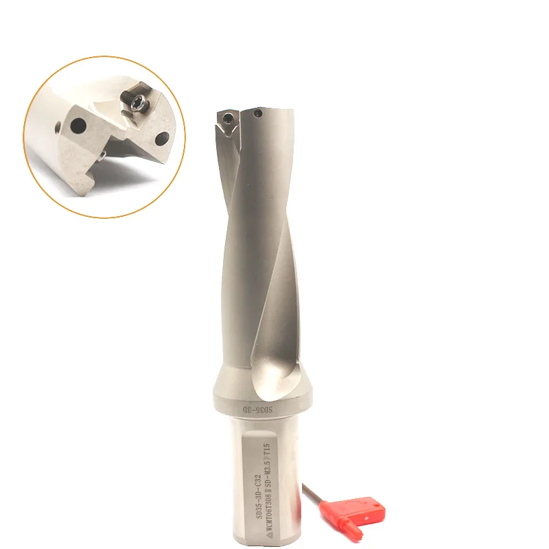 WC indexa вставные сверла 14 мм 15 16 20 30 C25 C32 CNC Indexable U Drill 2D Power Bit для металлического