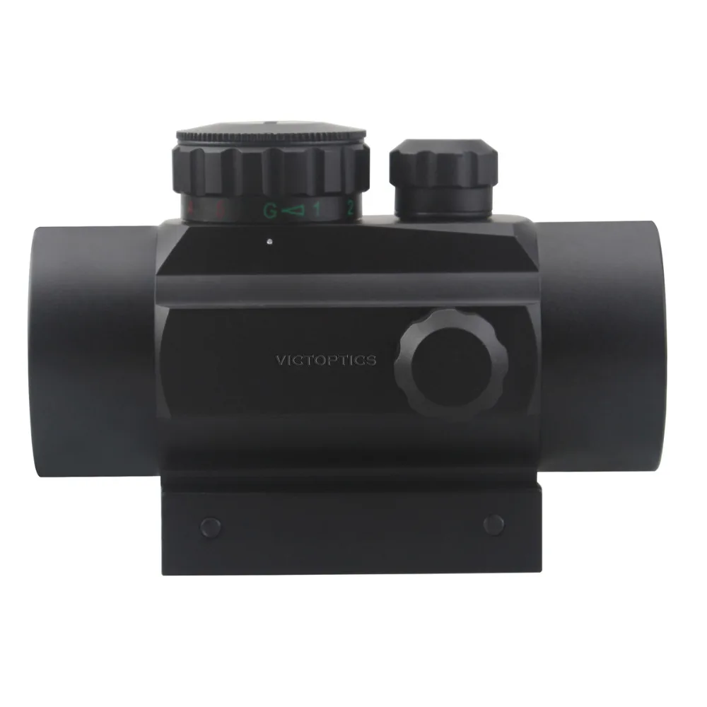 Прицел коллиматорный VictOptics 1x35 для охоты красная точка с направляющей Вивера 21 мм