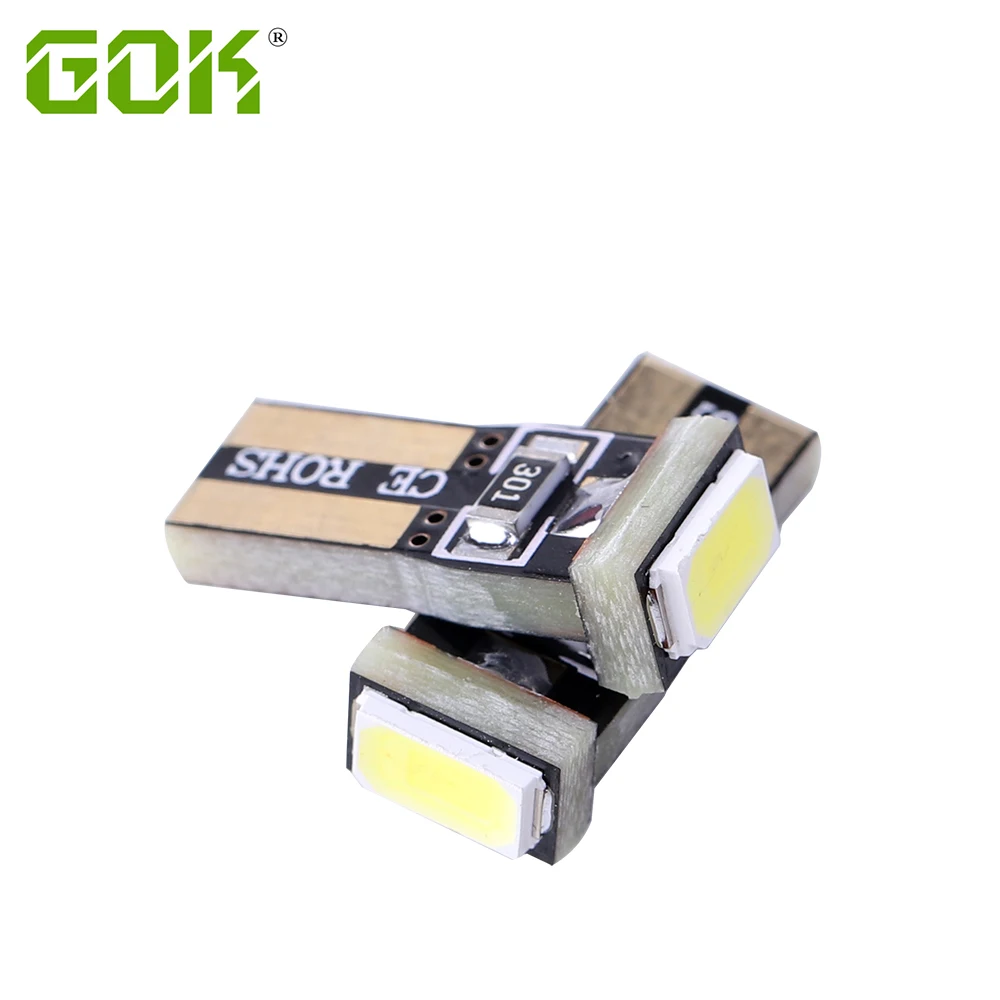 Автомобильный светодиодный индикатор T5 1 SMD 5730 лампа номерного знака