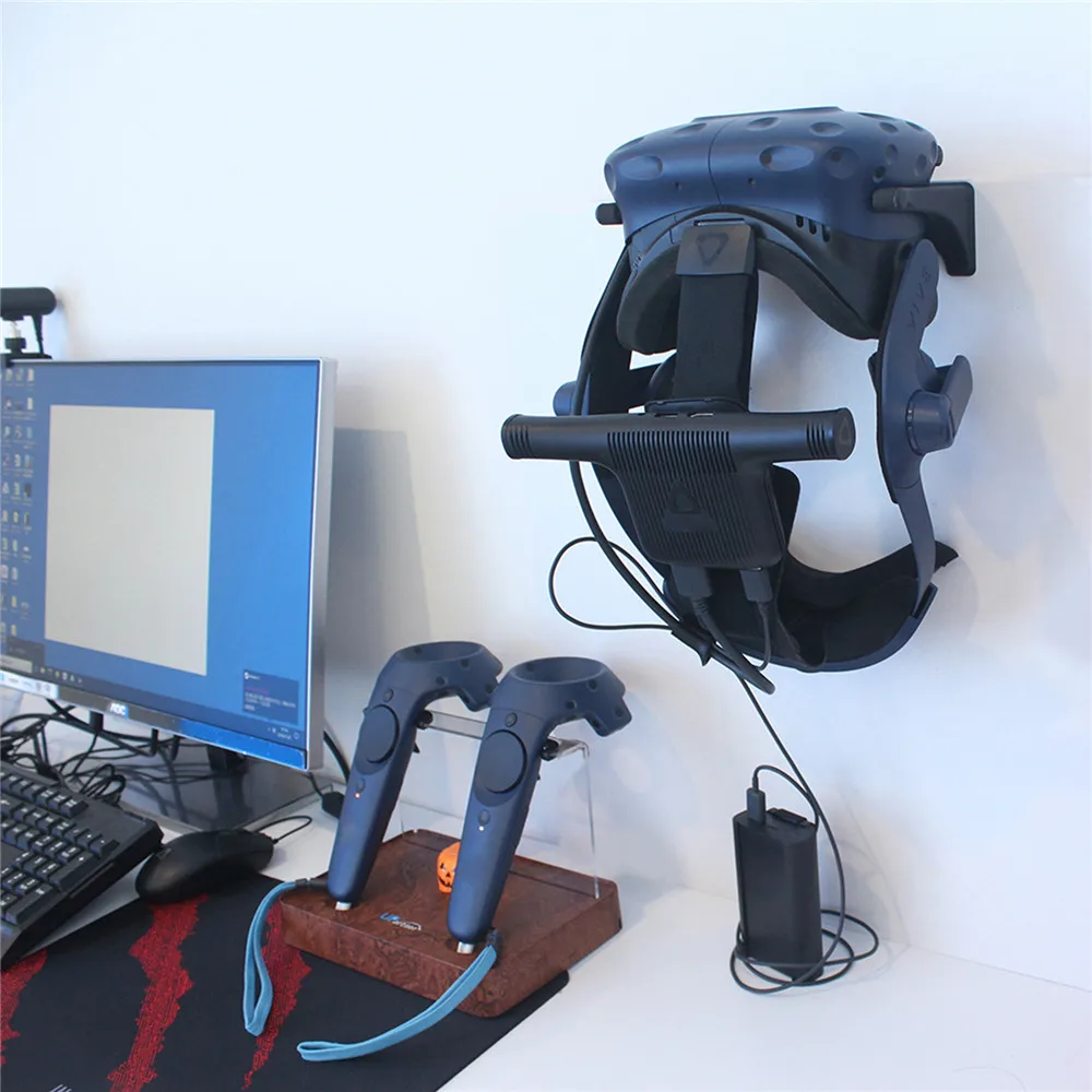 Стенд VR настенный крюк для htc Vive/Vive Pro гарнитура и контроллеры Виртуальная реальность шлем настенный крючок подвесное крепление