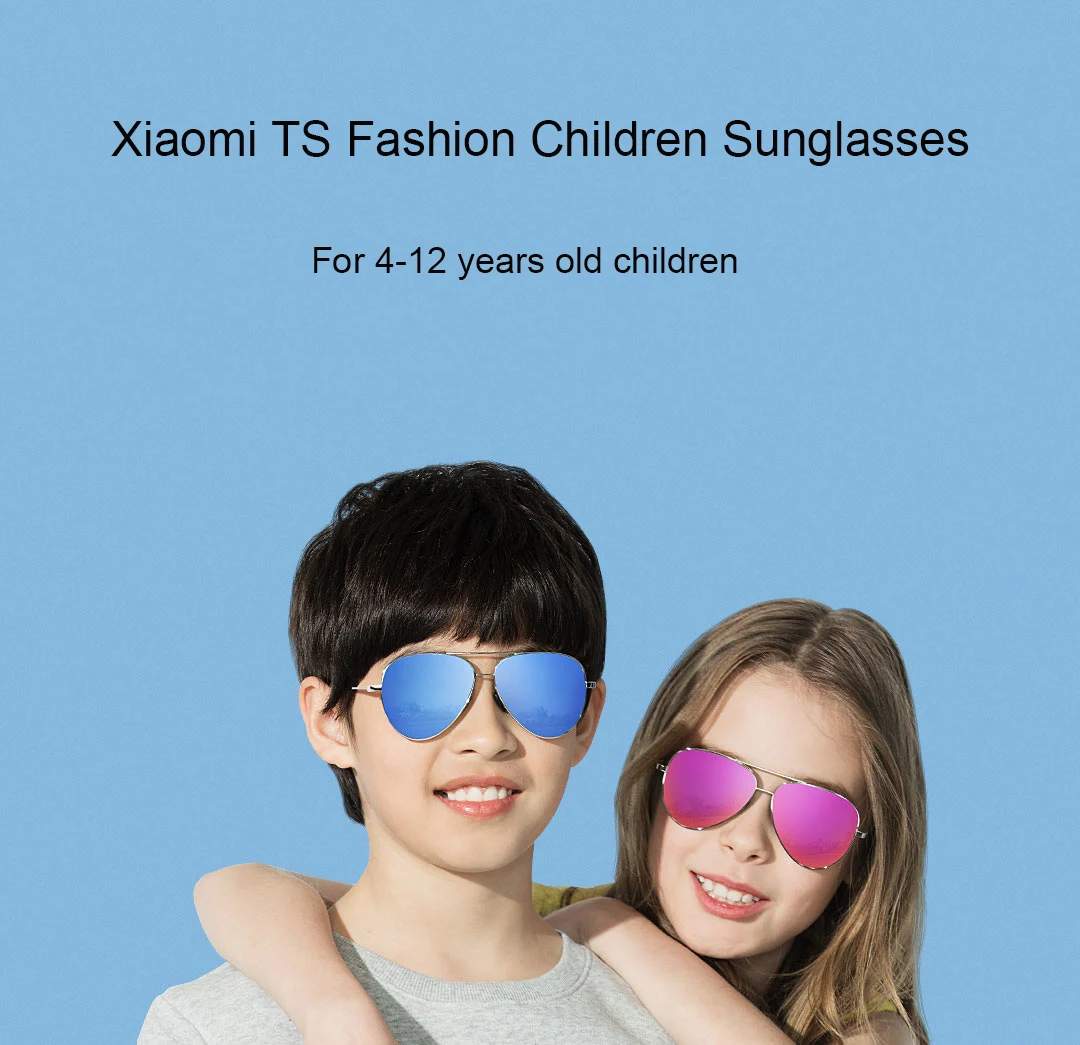 Xiaomi TS, Модные Винтажные Солнцезащитные очки, Классическая Металлическая оправа, TAC, поляризационные солнцезащитные очки, анти-УФ, детские солнцезащитные очки, очки