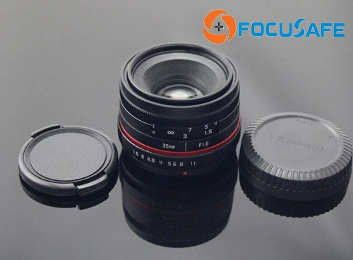 Объектив для беззеркальной камеры видеонаблюдения с FX креплением Focusafe 35 мм APSC