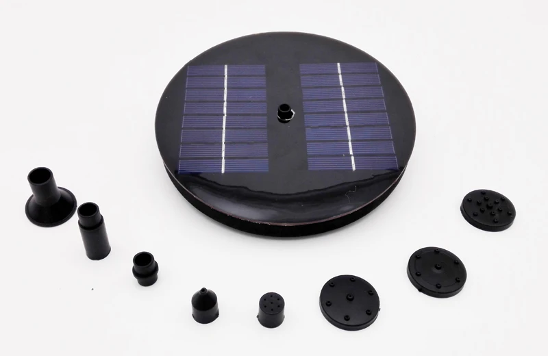 160F Солнечная энергия водяной насос плавающий фонтан бассейн для поливки