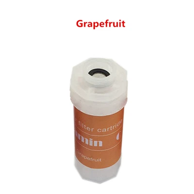 Grapefruit Hongdec Spa устраняет хлор Витамин С Арома Душ фильтр для воды картридж для подключения душевых головок - Цвет: Grapefruit
