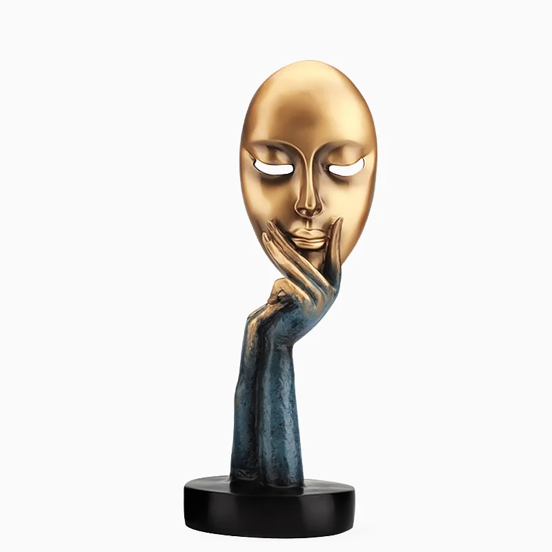 

Nordic Modern Beauty Resin Sculpture Angel Figure Statue Art Girl Figurine Crafts Home Decor Accessories Valentines Day Gift