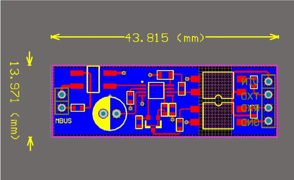 Dykb TTL UART серийный порт для MBUS Master Slave конвертер коммуникационный модуль Smart