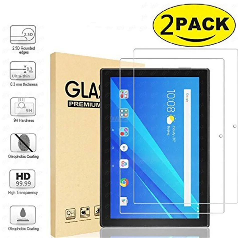 2 шт. закаленное стекло для Lenovo YOGA TAB E10 TB-X104F защита экрана Tab 4 10 ТБ-X304L/Lenovo плюс TB-X704L